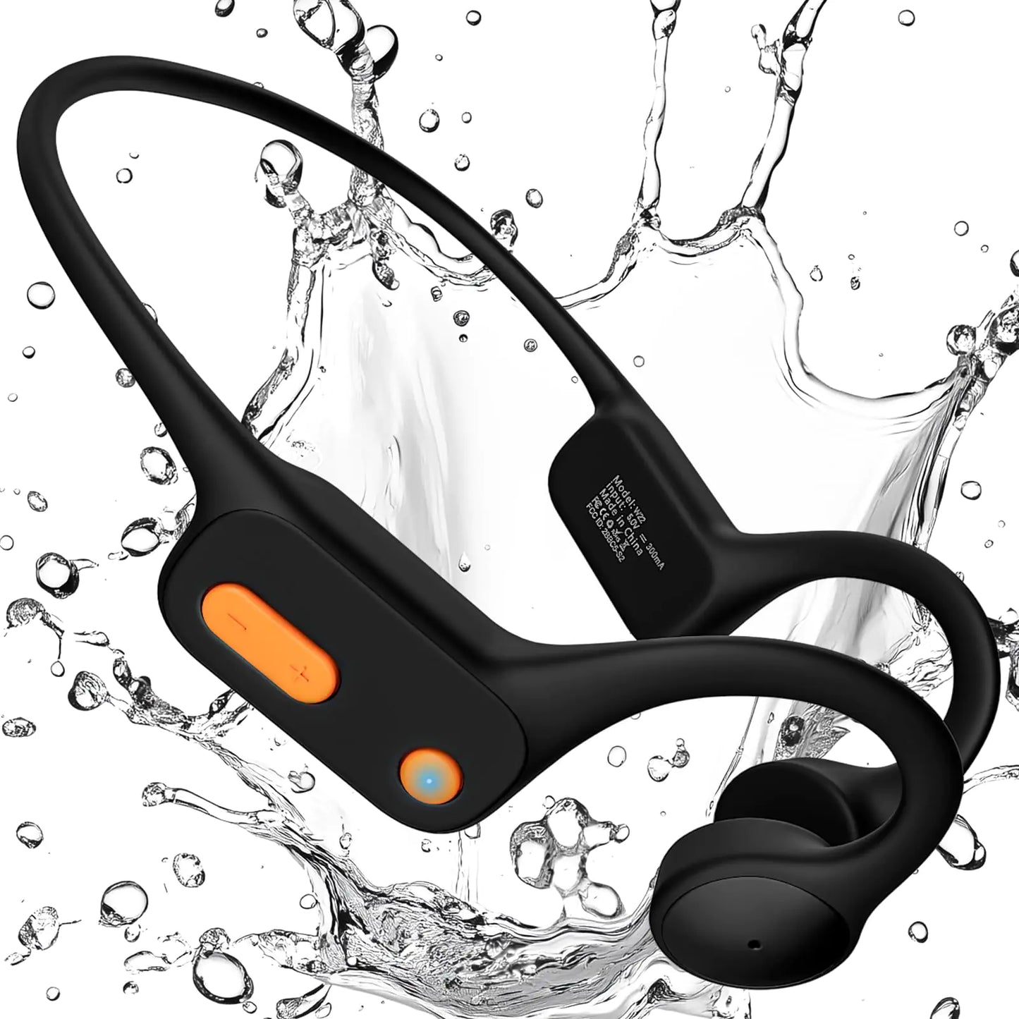Tayogo Waterproof Headphones for Swimming Bone Conduction Headphones IPX8 Open-Ear Headphones Bluetooth 5.4 Underwater Headphones for Swimming32GB Memory