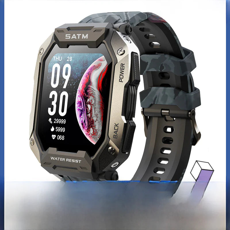 C20 Smart Watch with Bluetooth, Heart Rate, and Alerts