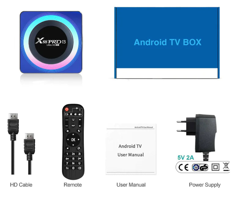 Android TV Box 8K Video streamer