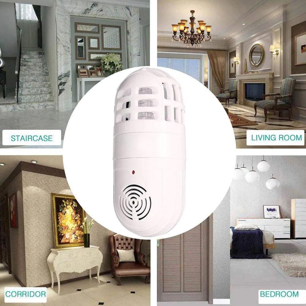 2-in-1 Ultrasonic Pest Repeller and Mosquito Light