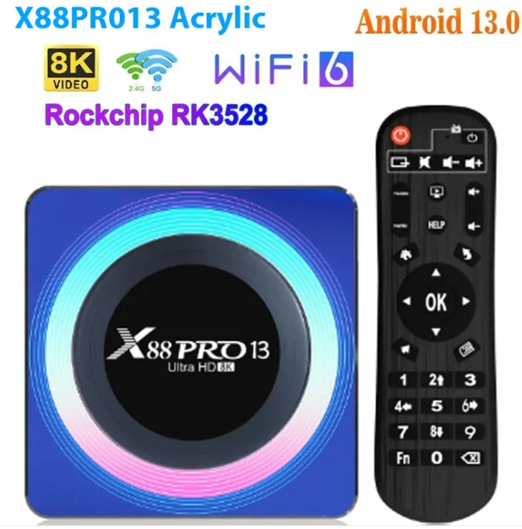 Android TV Box 8K Video streamer
