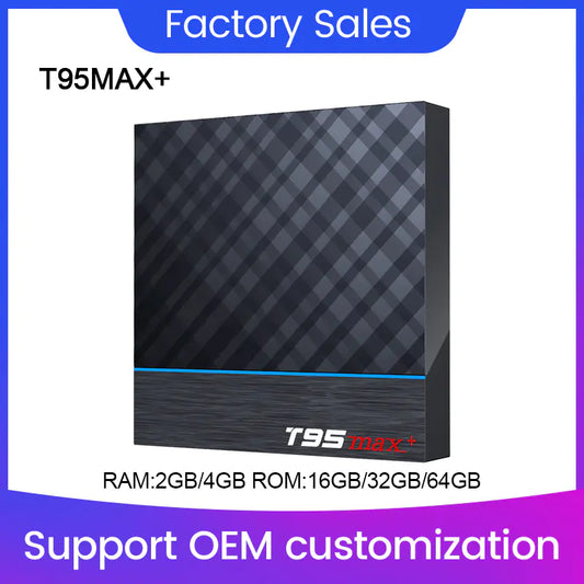 T95max+ Amlogic S905X3 Android 9.0 TV Box