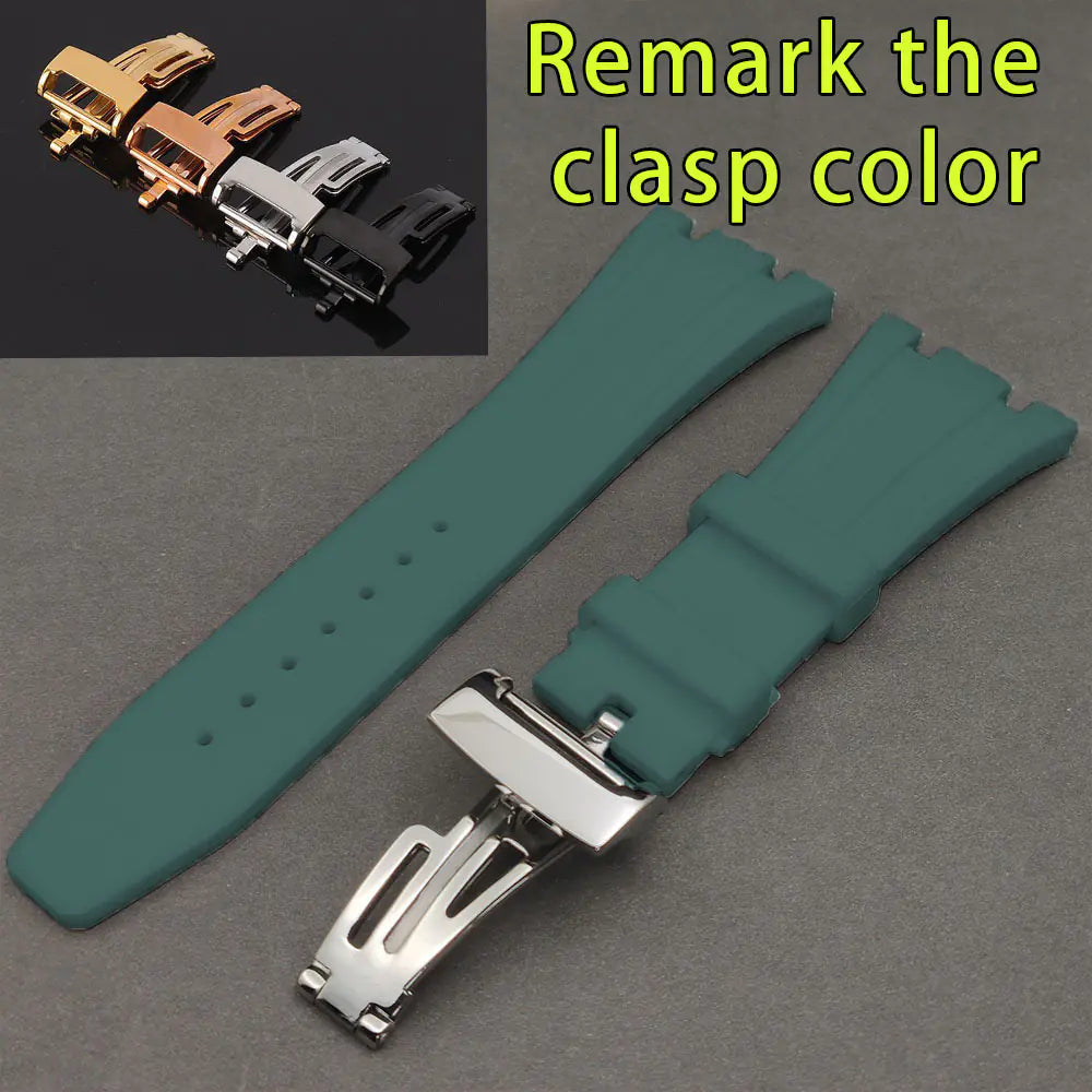Silicone Armor Case for iWatch 7 with Steel Strap
