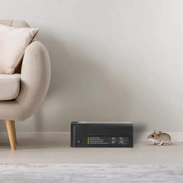 Electric Rat Trap Reusable Mice Trap Rodent Zapper Indoor Pest Control Rechargeable Shock Mice Killer With 1800V High Voltage For Home