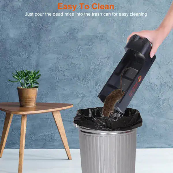 Electric Rat Trap Reusable Mice Trap Rodent Zapper Indoor Pest Control Rechargeable Shock Mice Killer With 1800V High Voltage For Home